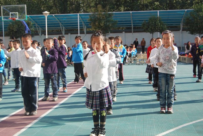 洛陽東方外國語學校武術(shù)操比賽